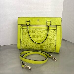 Kate Spade Perri Lane Bag in Lime Green adjustable shoulder strap